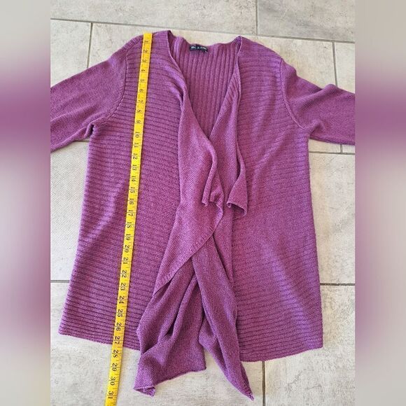 Eileen Fisher short sleeve open cardigan size M - Picture 5 of 6